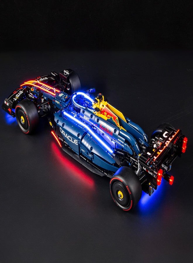 YEABRICKS LED Light for 42206 Technic Oracle Red Bull Racing RB20 F1 Car Building Blocks Model (Building Set NOT Included) - Image 1